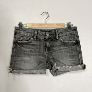 Citizens of Humanity Denim Shorts Cutoff Jean Shorts Frayed Edge